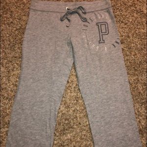 Pink brand capri sweatpants